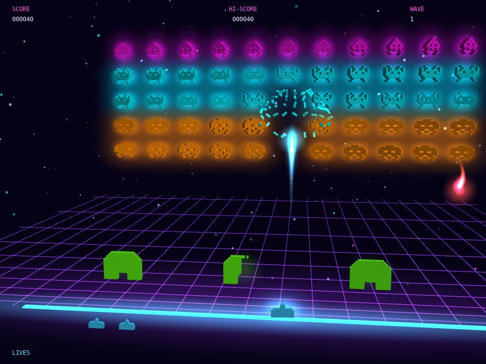 exinvaders gameplay