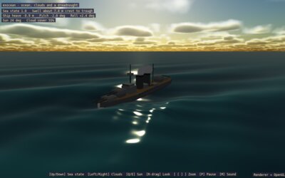 simlib ocean scene
