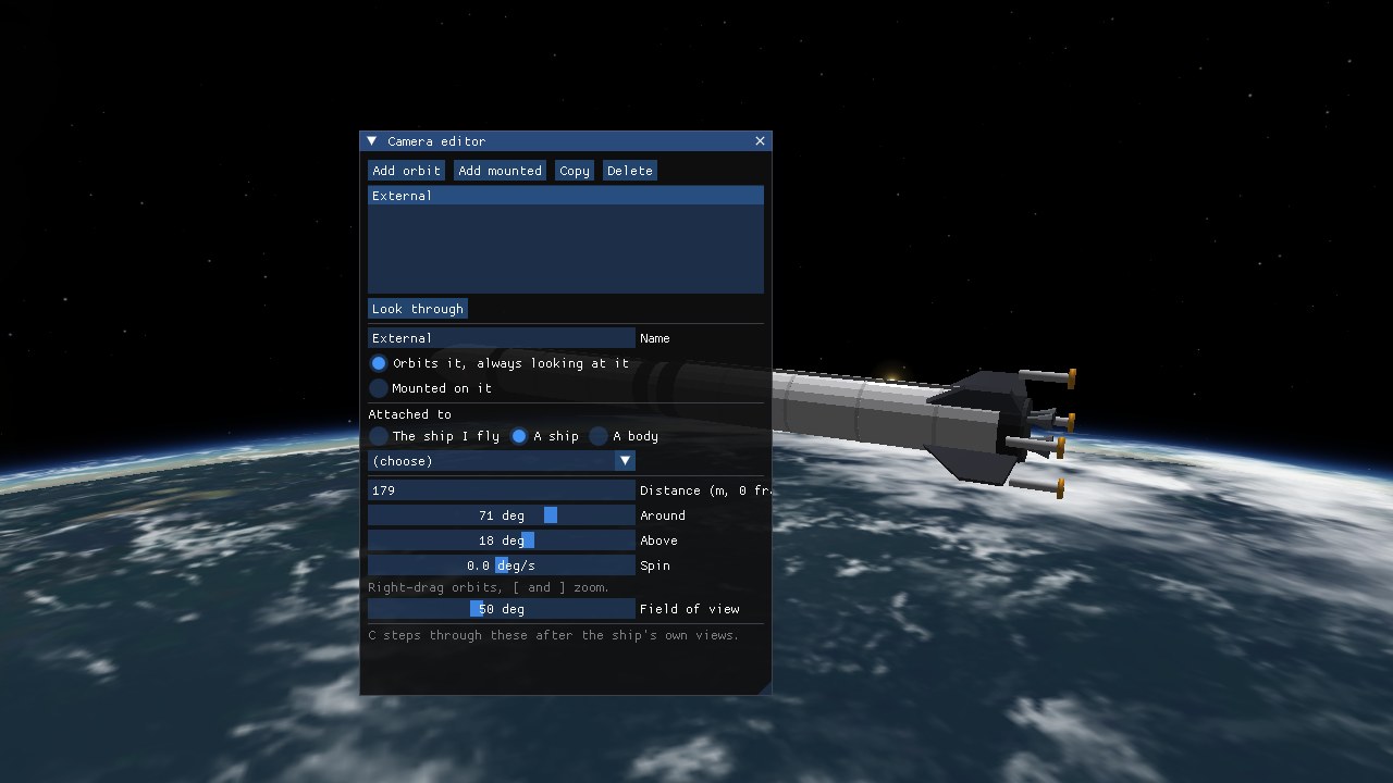 Camera editor